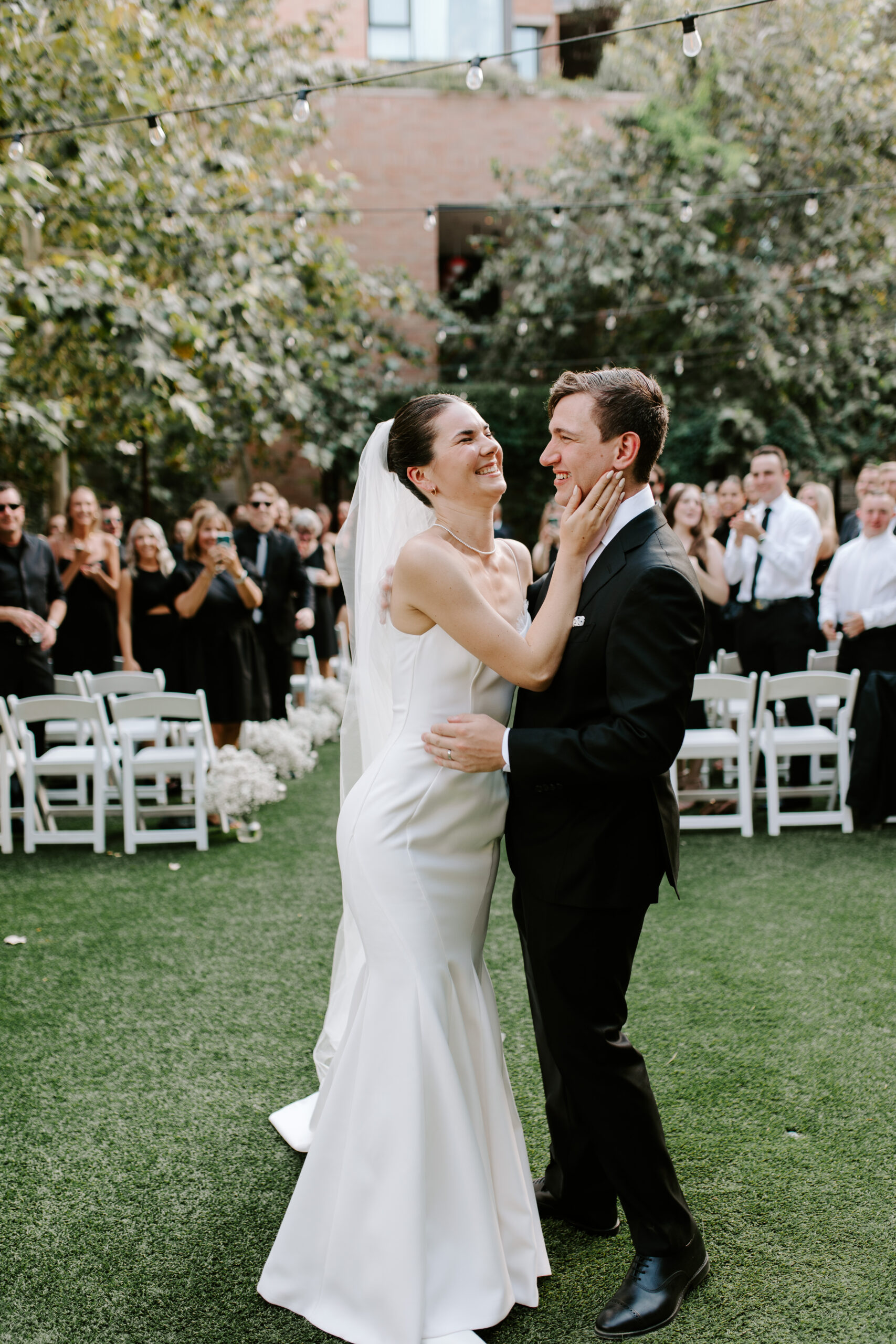 Hotel Magdalena wedding ceremony in Austin, bride and groom portraits at Hotel Magdalena Austin, black and white Hotel Magdalena wedding reception, Hotel Magdalena Austin wedding photography, and South Congress Austin wedding portraits.